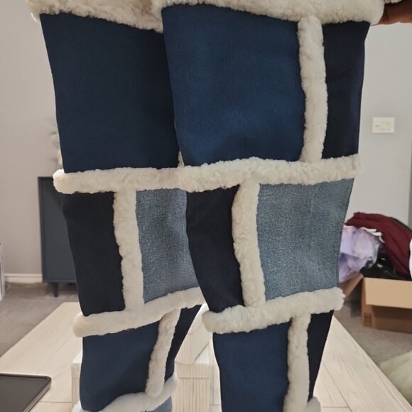 ✨ I Am JenniferLe VAUGHAN II Denim Heel Boots – Size 10 ✨ - Picture 9 of 12